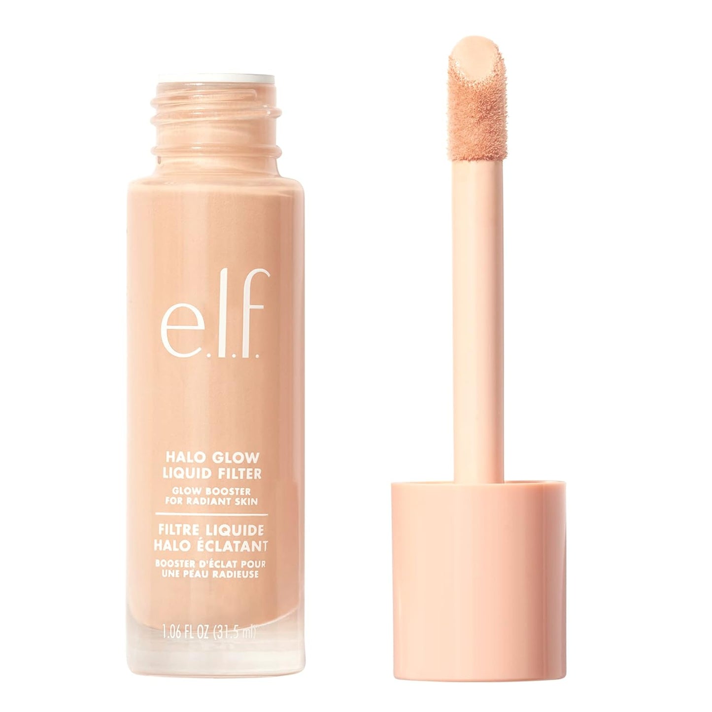 e.l.f. Halo Glow Liquid Filter - Complexion Booster for a Glowing, Soft-Focus Look, Infused with Hyaluronic Acid, Vegan & Cruelty-Free (12 Shades)