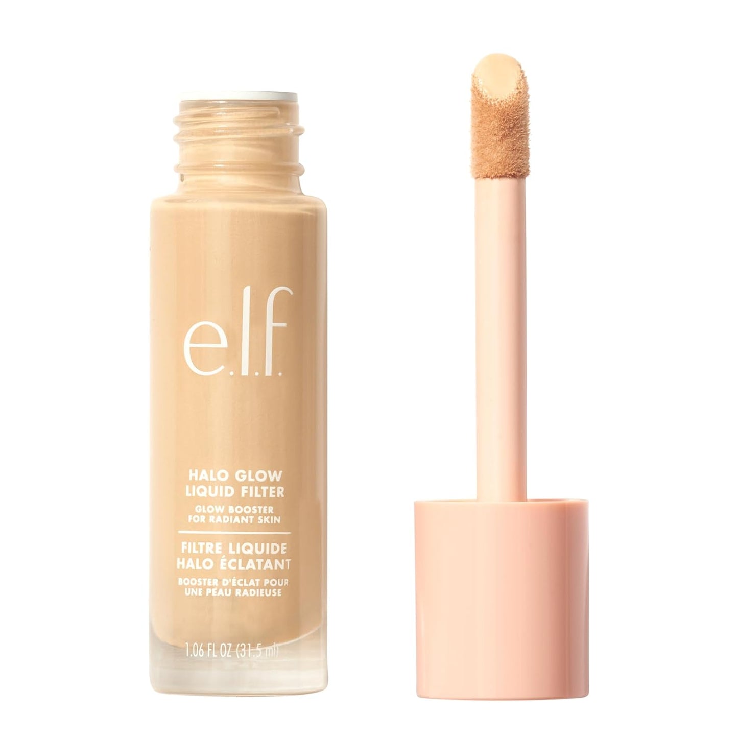 e.l.f. Halo Glow Liquid Filter - Complexion Booster for a Glowing, Soft-Focus Look, Infused with Hyaluronic Acid, Vegan & Cruelty-Free (12 Shades)
