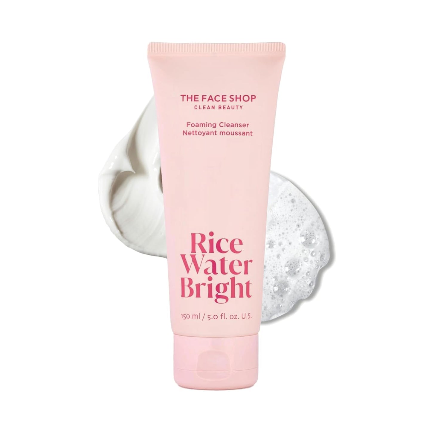 Rice Water Bright Double Cleansing Duo Set – Korean Skincare, Vegan, Hydrating & Pore-Perfecting