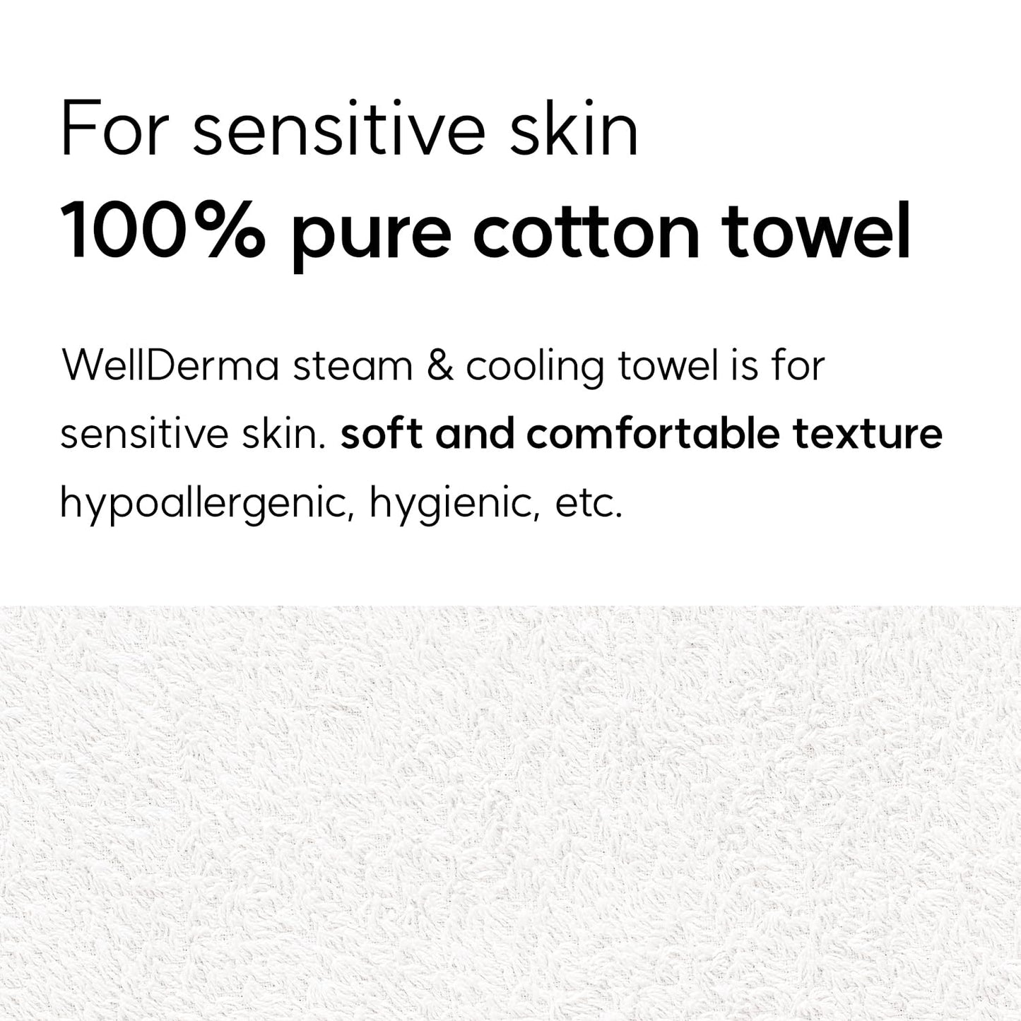 🌬️ Face Steam & Cooling Towel – 2-in-1 Natural Cotton Skincare Essential