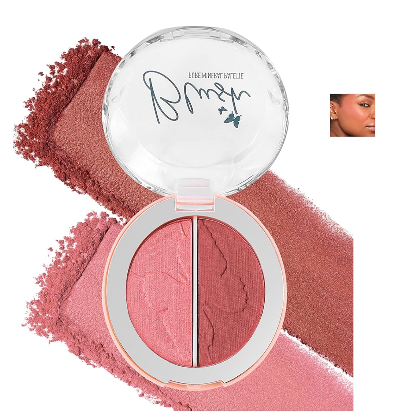 💕 3D Dual Color Blush Palette – Glow Up with 5 Gorgeous Shades! ✨