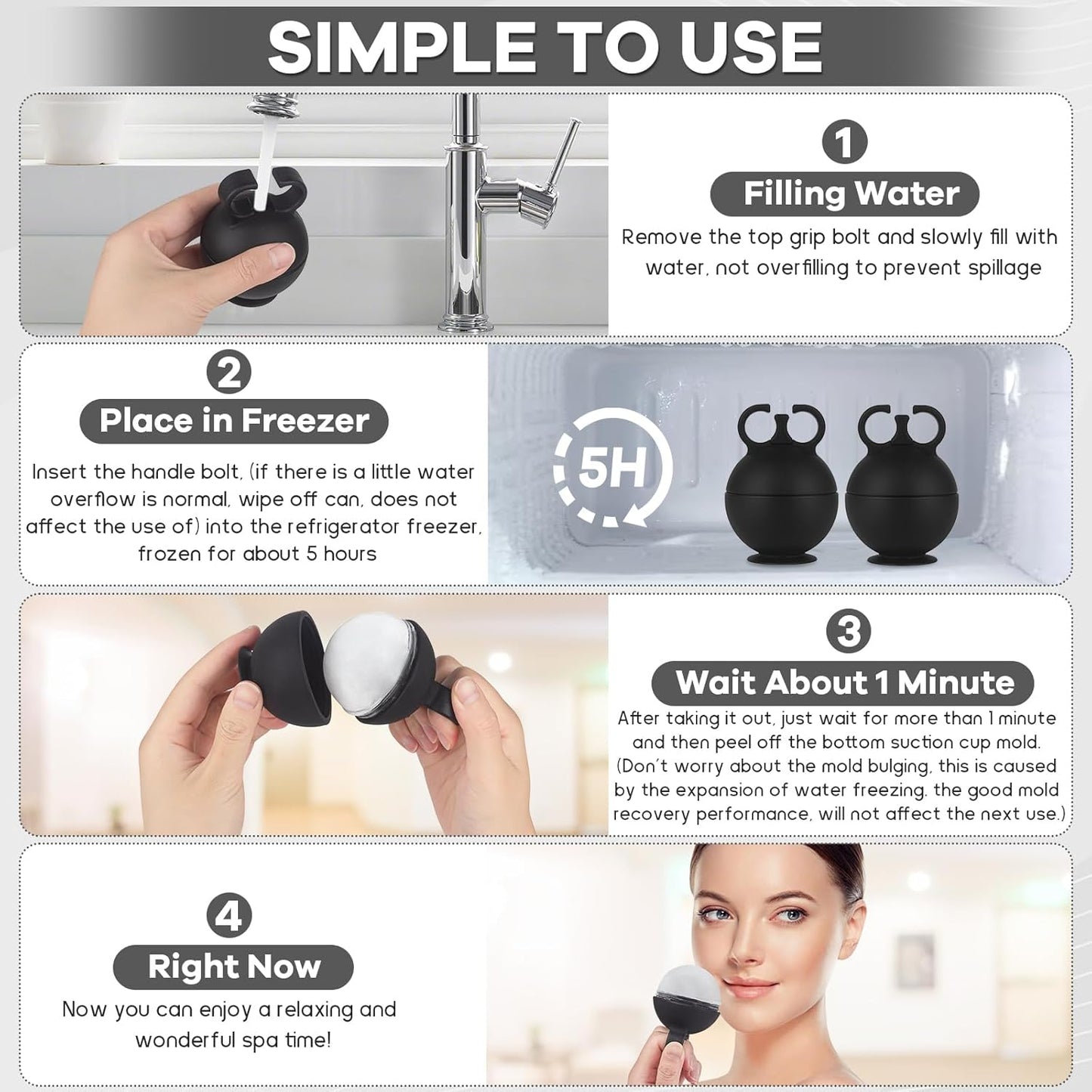 2 Pack Ice Roller for Face, Neck & Body β Instant Skin Relief & Toning