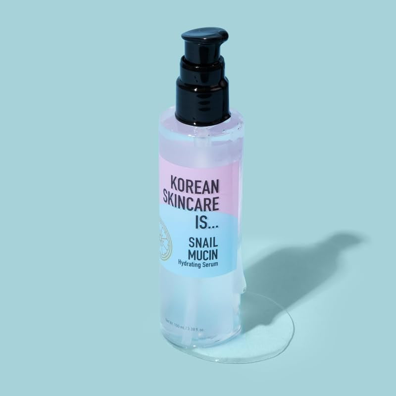 Korean Snail Mucin Serum β Deep Hydration & Skin Repair, 97% Snail Mucin, 100ml β Anti-Aging, Fast-Absorbing, Cruelty-Free, Dermatologist & Allergy Tested