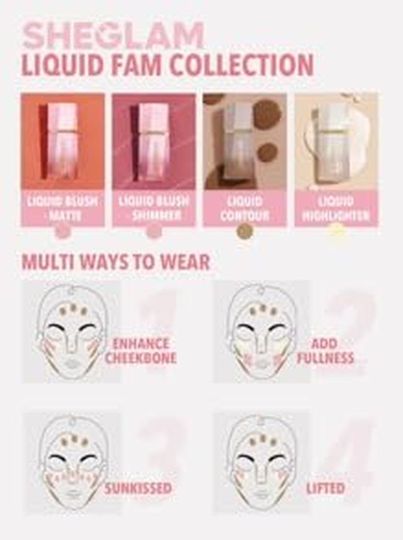 SHEGLAM Sun Sculpt Liquid Contour β Various Shades/Colors