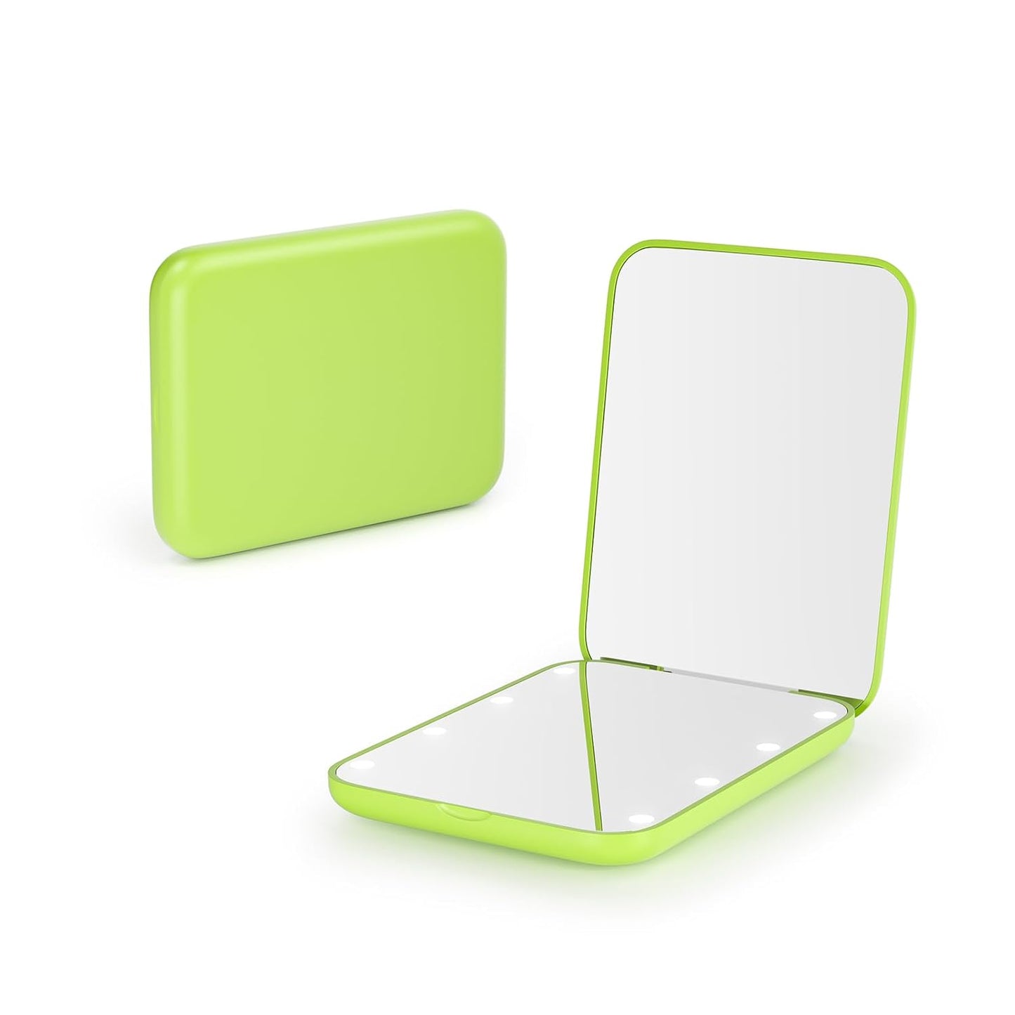 Face Card MiniGlow β LED Pocket Mirror with 1X/3X Magnification (Various colors)
