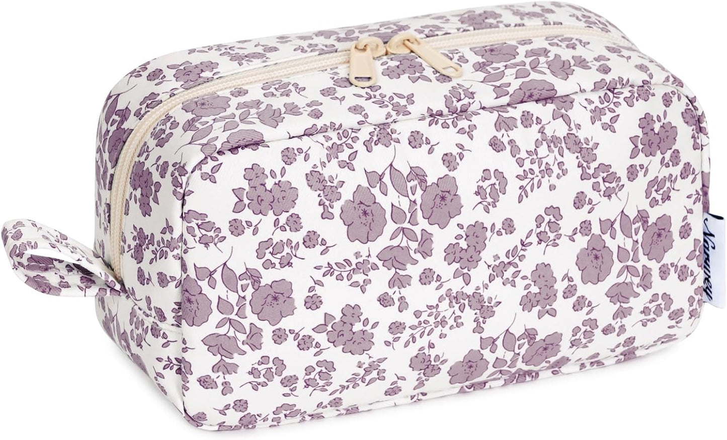 β¨ Checkered Makeup Bag β Travel-Ready & Cute AF (Various colors Large/Small)