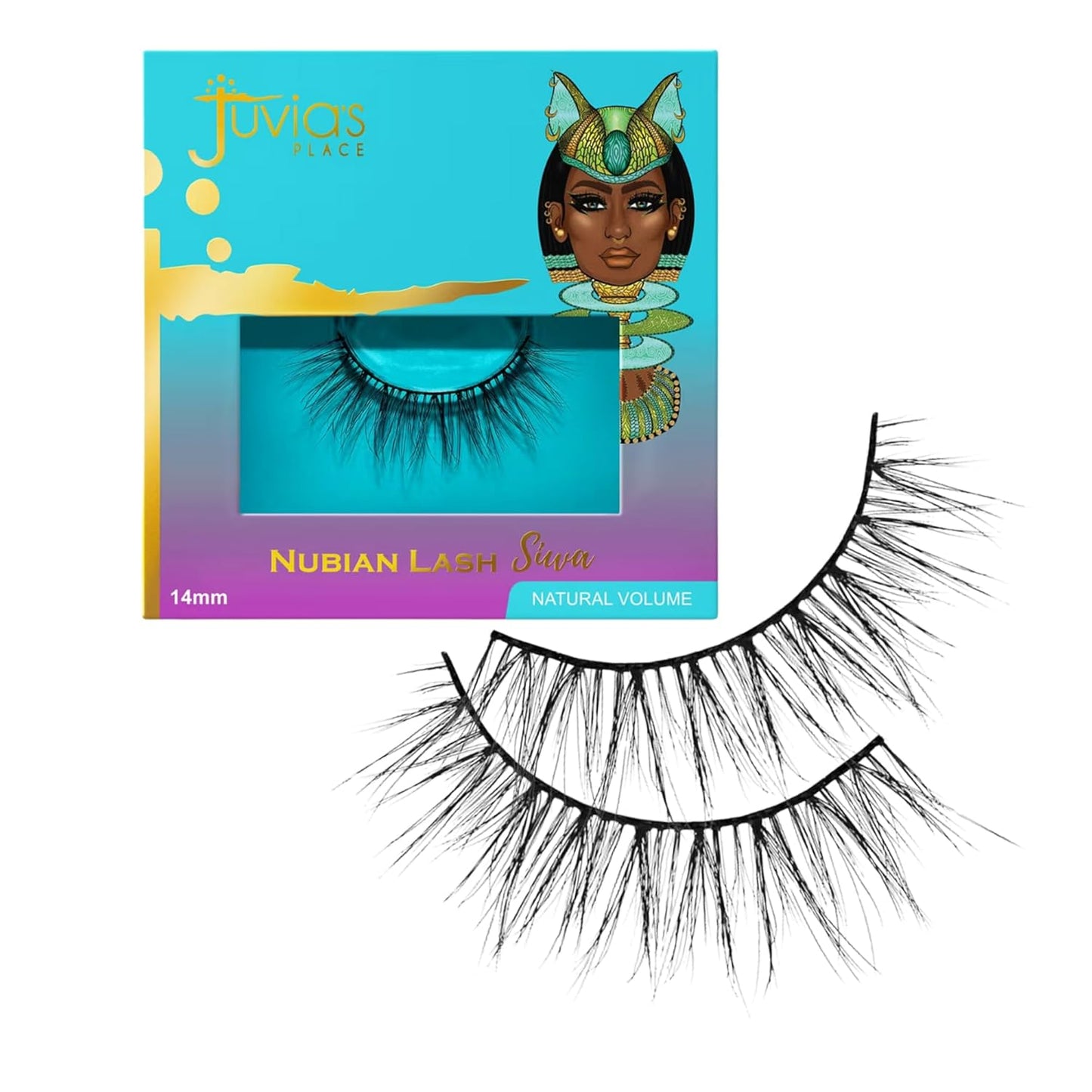 Juvia’s Place Nubian Eyelashes – Egypt | Vegan Mink Eyelash Extensions for Day-to-Night Glam | Fluffy, Reusable & Cruelty-Free False Lashes