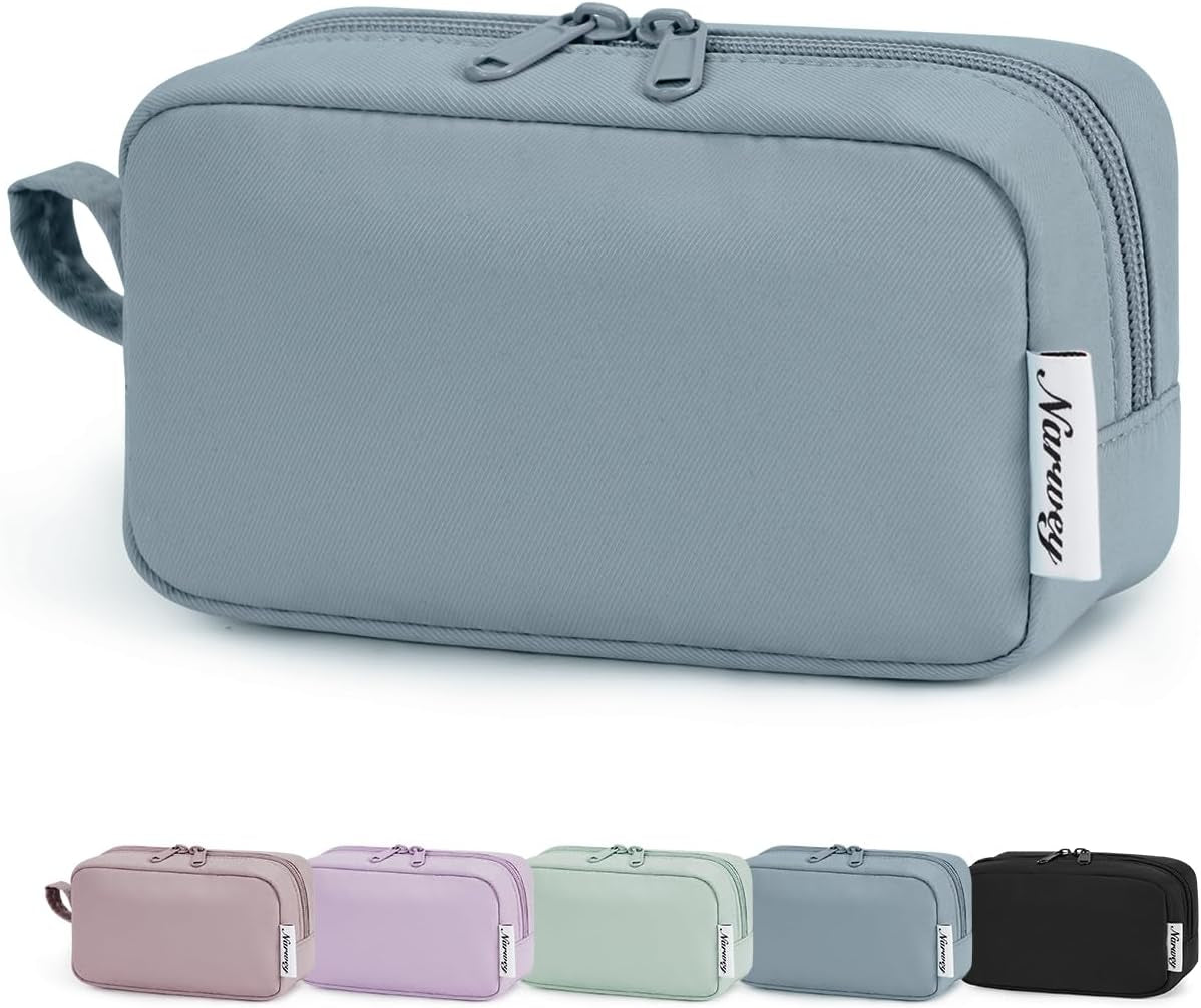 β¨ Checkered Makeup Bag β Travel-Ready & Cute AF (Various colors Large/Small)