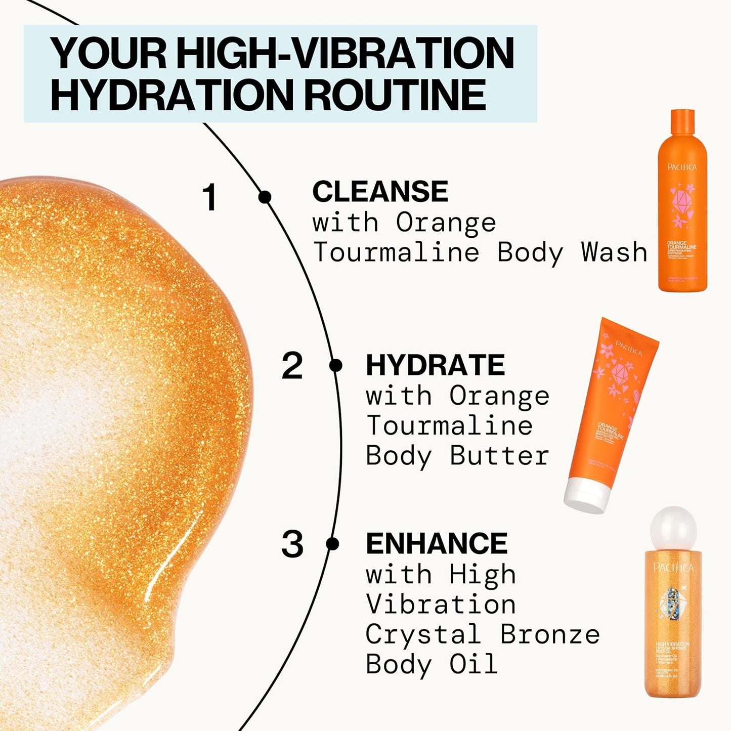 Pacifica Bronzing Body Oil – Shimmering Hydrating Illuminator for a Natural Sun-Kissed Glow | 4 Fl Oz | Clean, Vegan & Cruelty-Free | Available in 3 Luxe Variants