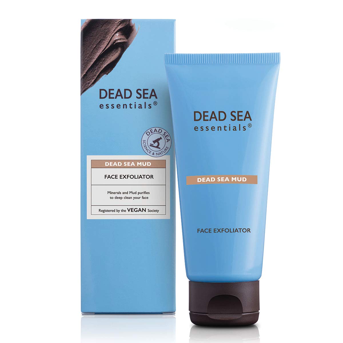 π Dead Sea Essentials Mud Face Exfoliator β 100ml / 3.38 fl oz