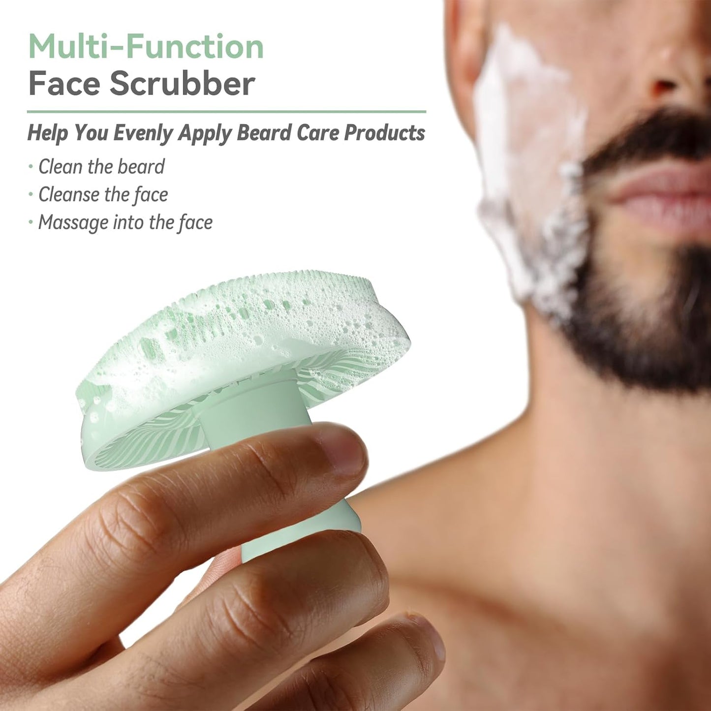 🌿 Super Soft Silicone Face Scrubber