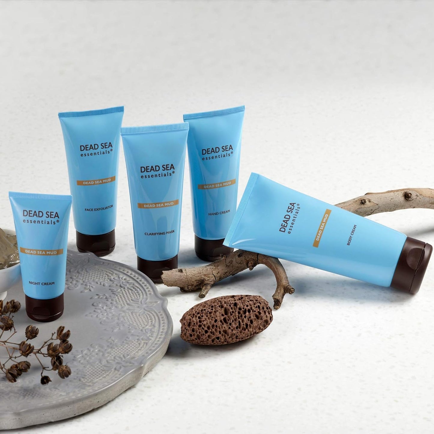 π Dead Sea Essentials Mud Face Exfoliator β 100ml / 3.38 fl oz