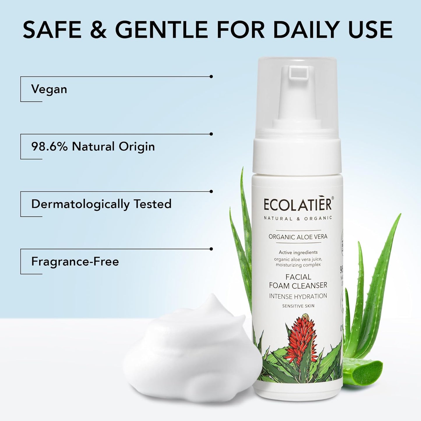 🌿 Foaming Facial Cleanser – 5.1 fl oz