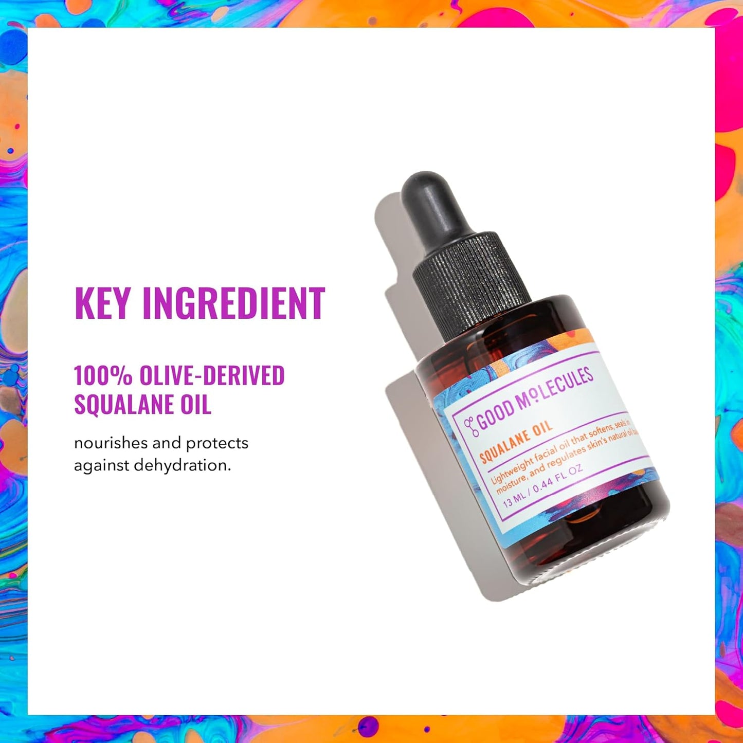100% Olive-Derived Squalane Oil – 13ml / 0.44oz
