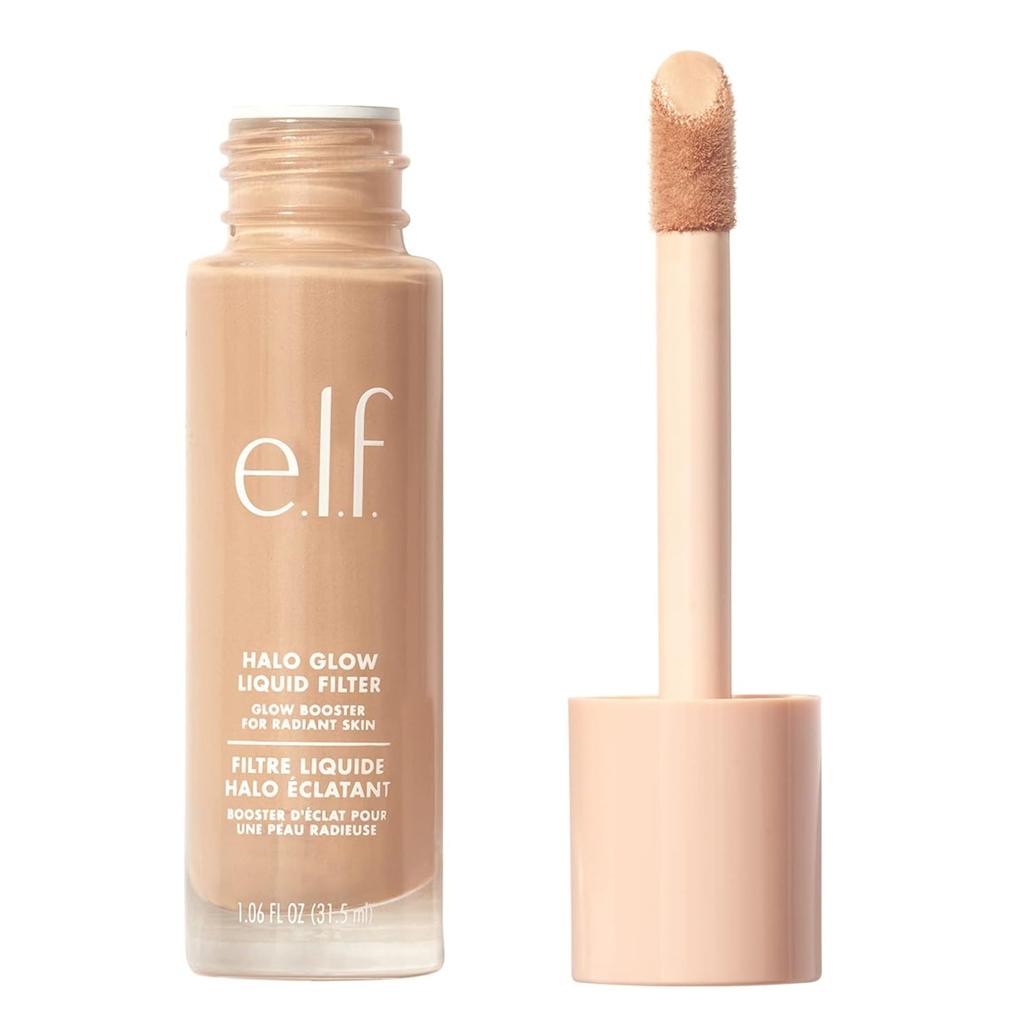e.l.f. Halo Glow Liquid Filter - Complexion Booster for a Glowing, Soft-Focus Look, Infused with Hyaluronic Acid, Vegan & Cruelty-Free (12 Shades)