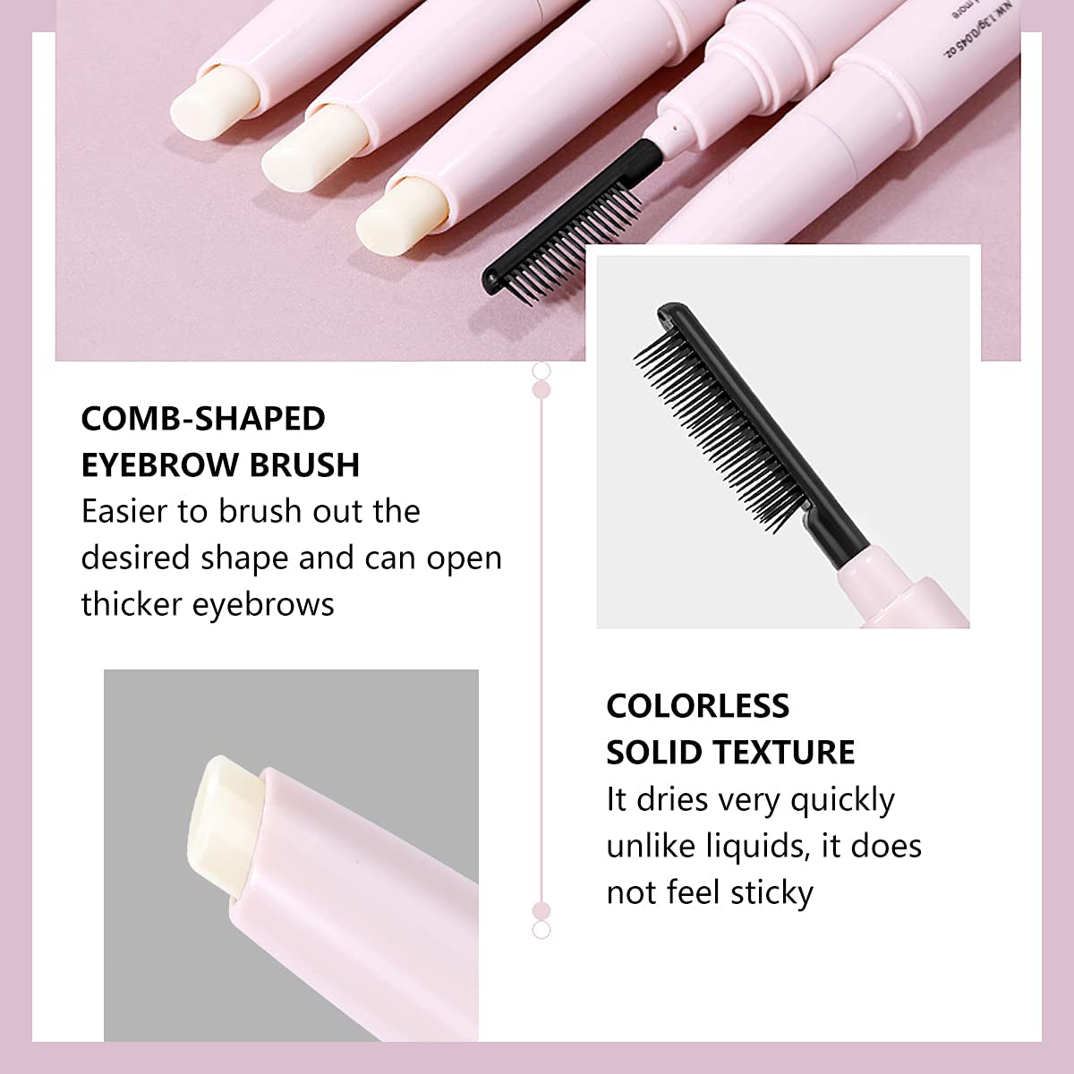 ✨ Double-Headed Eyebrow Wax Pen – 2-in-1 Brow Sculpt & Style Tool