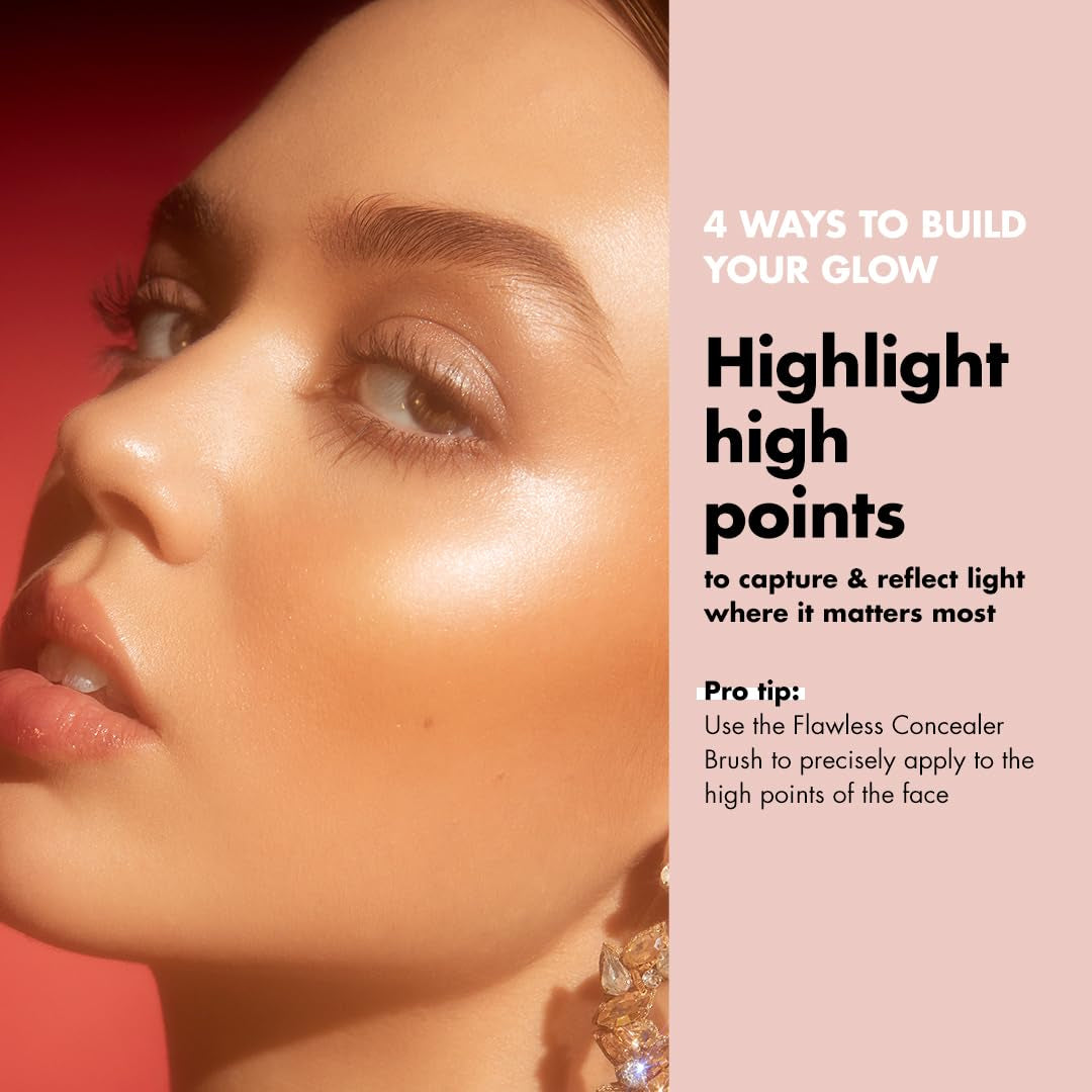 e.l.f. Halo Glow Liquid Filter - Complexion Booster for a Glowing, Soft-Focus Look, Infused with Hyaluronic Acid, Vegan & Cruelty-Free (12 Shades)