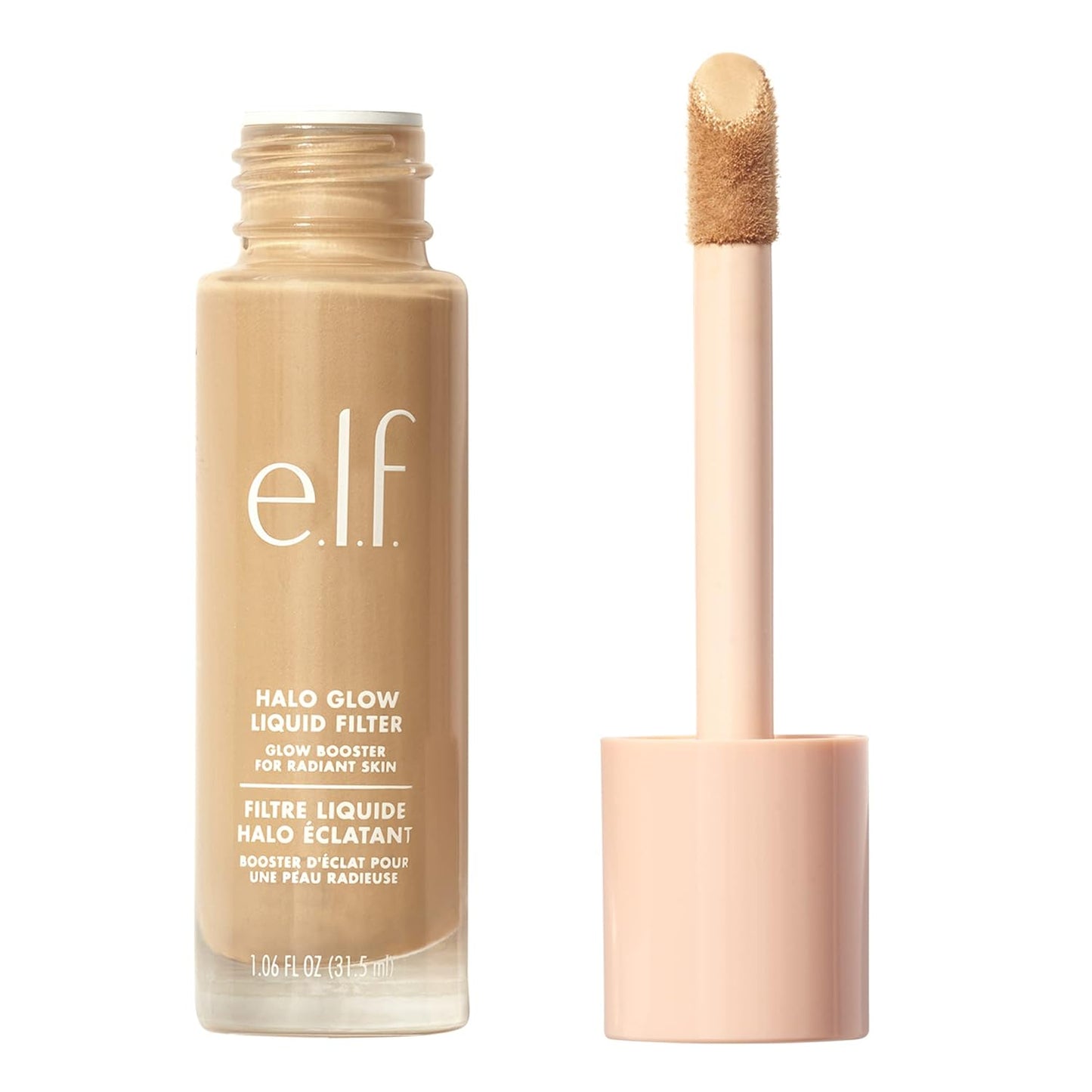 e.l.f. Halo Glow Liquid Filter - Complexion Booster for a Glowing, Soft-Focus Look, Infused with Hyaluronic Acid, Vegan & Cruelty-Free (12 Shades)