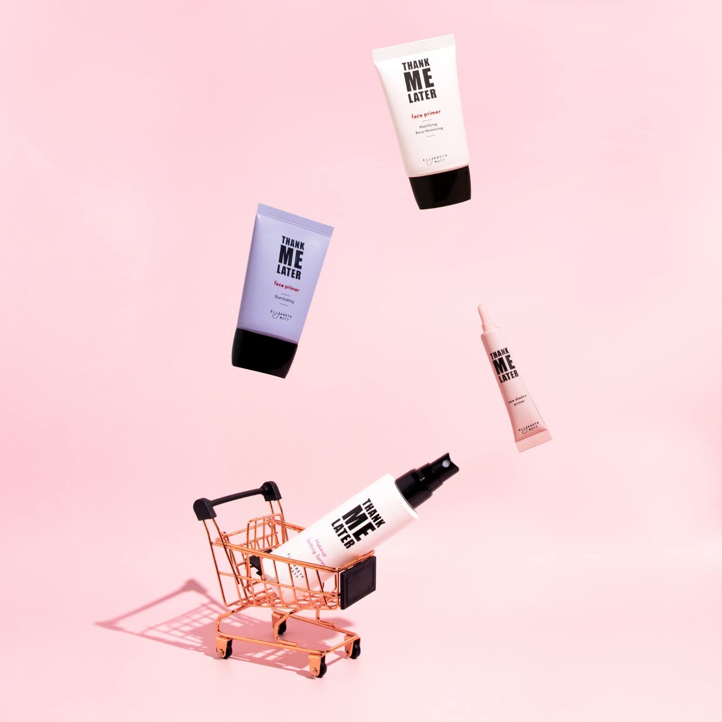 - Thank Me Later Mattifying Face Primer and Setting Spray for All Day Makeup Wear (2-Pack Bundle)