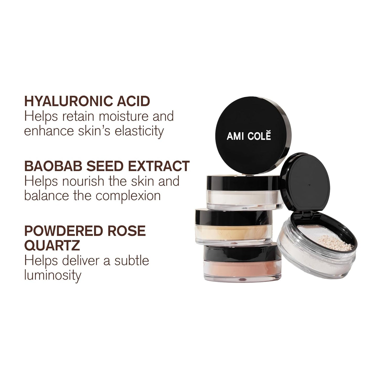 Skin Melt Talc-Free Loose Setting Powder (Translucent & Deep/Medium) - 0.29 Oz