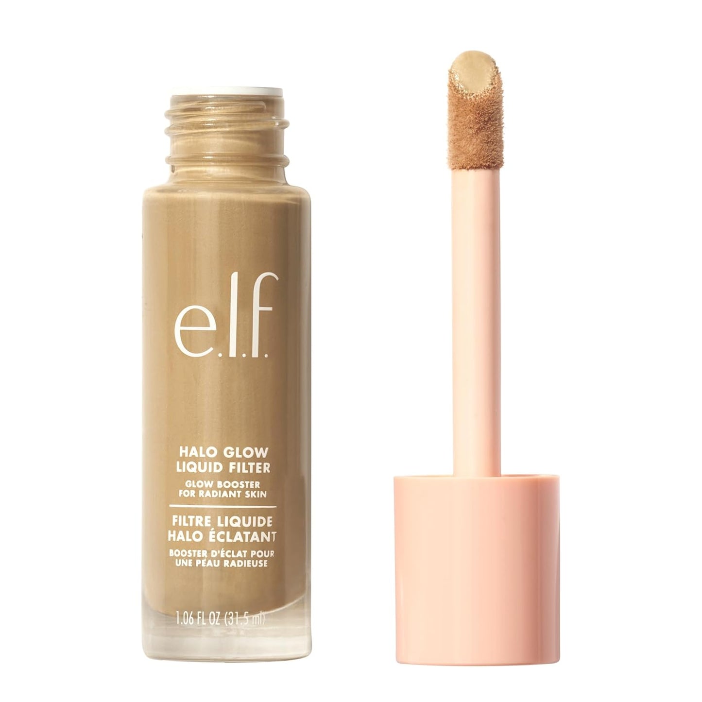 e.l.f. Halo Glow Liquid Filter - Complexion Booster for a Glowing, Soft-Focus Look, Infused with Hyaluronic Acid, Vegan & Cruelty-Free (12 Shades)