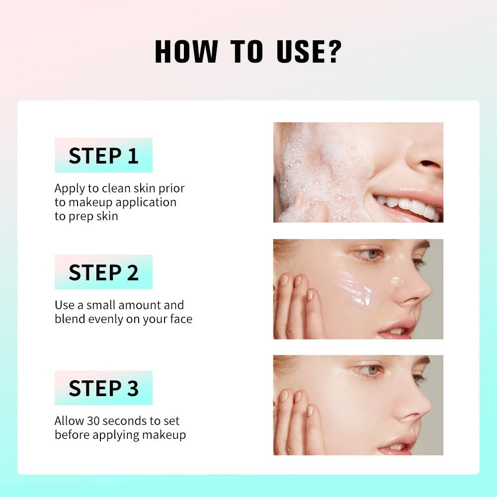 💧 Power Face Primer (2PCS – Pink, Large)
