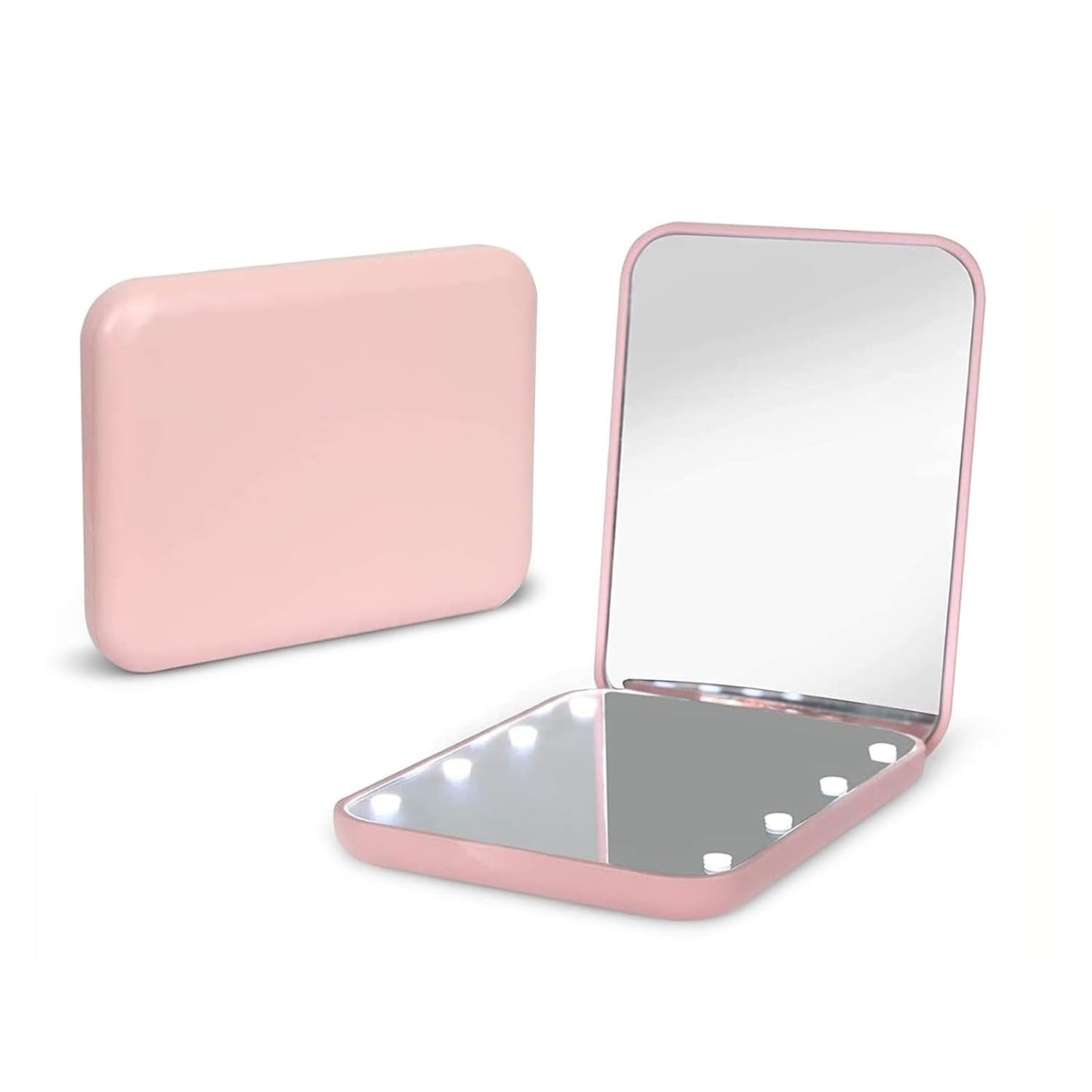 Face Card MiniGlow β LED Pocket Mirror with 1X/3X Magnification (Various colors)