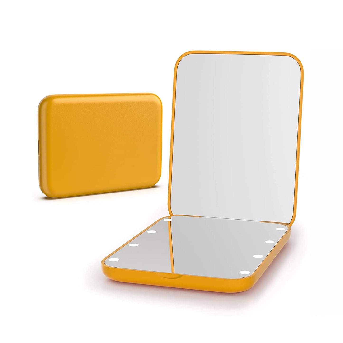 Face Card MiniGlow β LED Pocket Mirror with 1X/3X Magnification (Various colors)