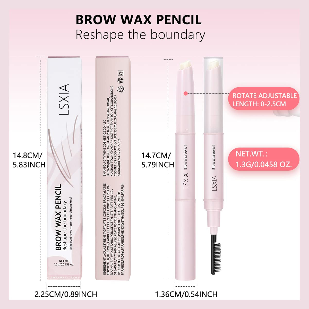 ✨ Double-Headed Eyebrow Wax Pen – 2-in-1 Brow Sculpt & Style Tool