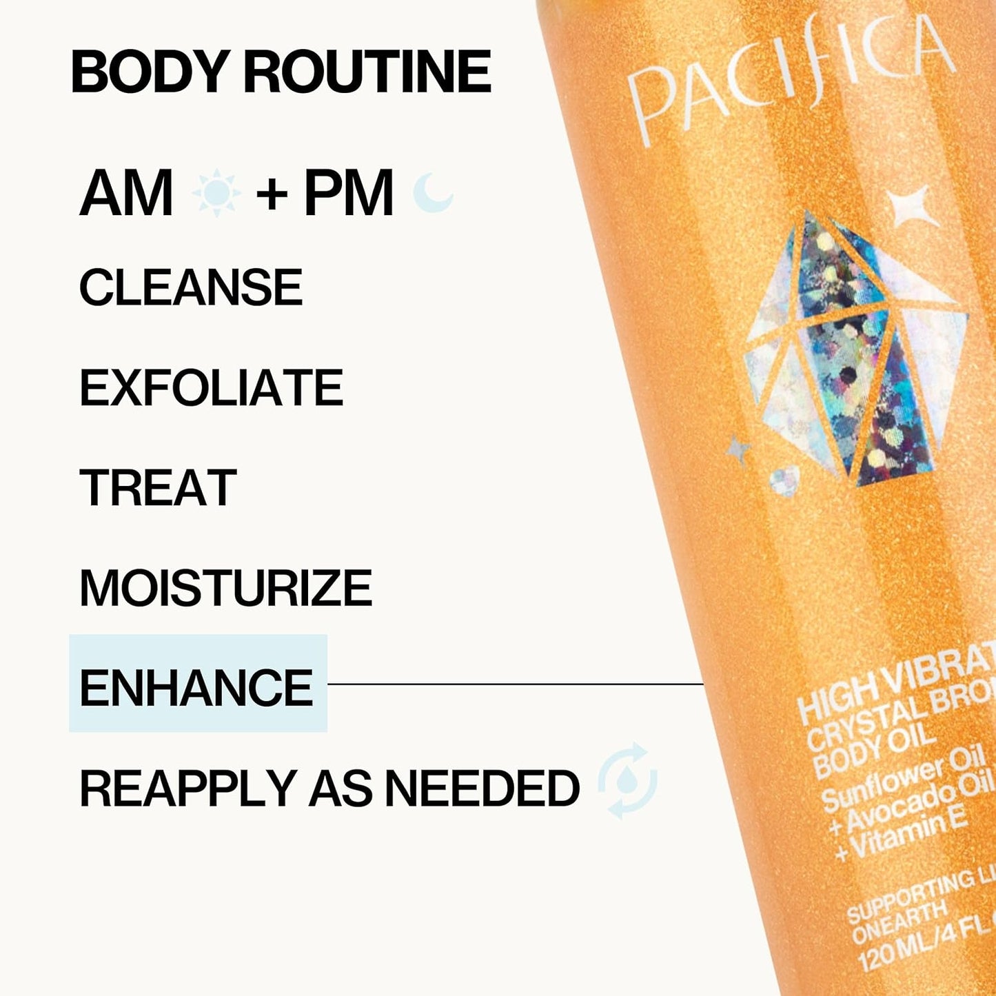 Pacifica Bronzing Body Oil – Shimmering Hydrating Illuminator for a Natural Sun-Kissed Glow | 4 Fl Oz | Clean, Vegan & Cruelty-Free | Available in 3 Luxe Variants