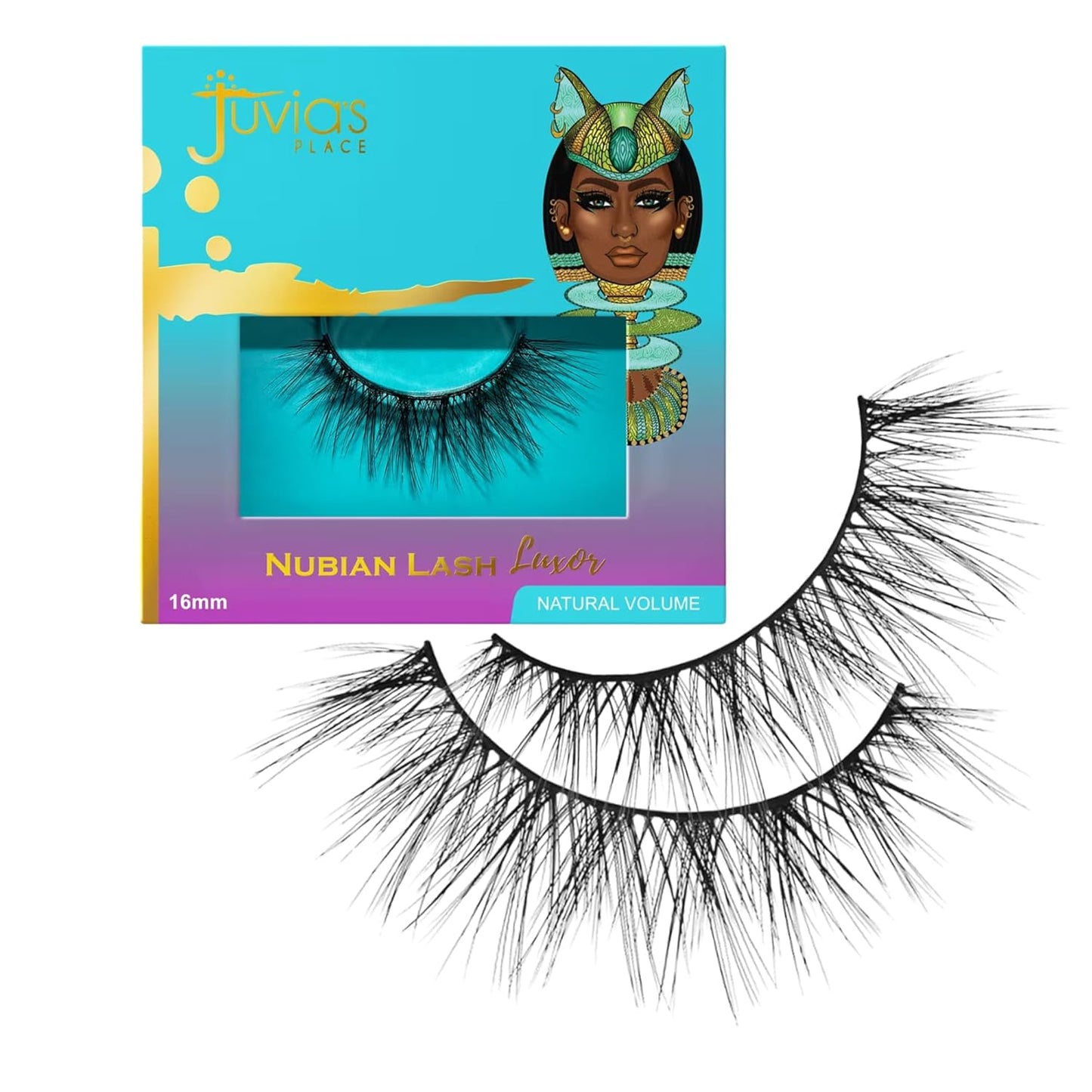 Juvia’s Place Nubian Eyelashes – Egypt | Vegan Mink Eyelash Extensions for Day-to-Night Glam | Fluffy, Reusable & Cruelty-Free False Lashes