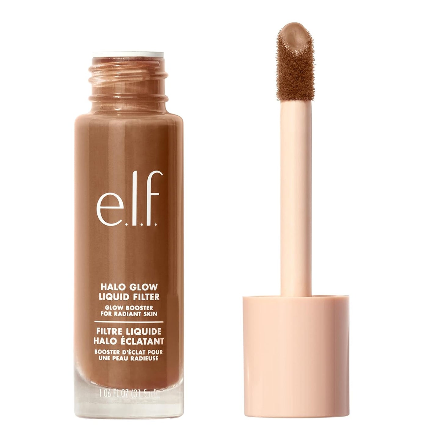 e.l.f. Halo Glow Liquid Filter - Complexion Booster for a Glowing, Soft-Focus Look, Infused with Hyaluronic Acid, Vegan & Cruelty-Free (12 Shades)