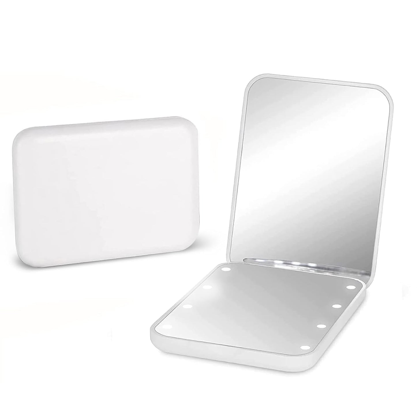 Face Card MiniGlow β LED Pocket Mirror with 1X/3X Magnification (Various colors)