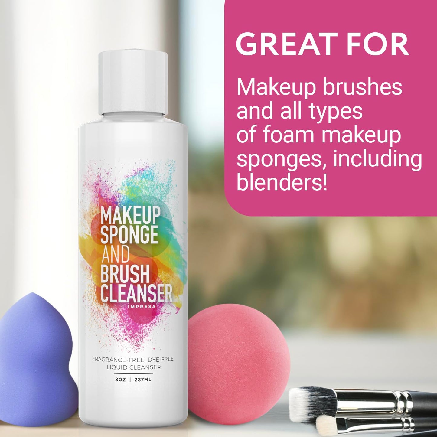 🧽 Impresa Makeup Sponge Cleaner – 8 oz