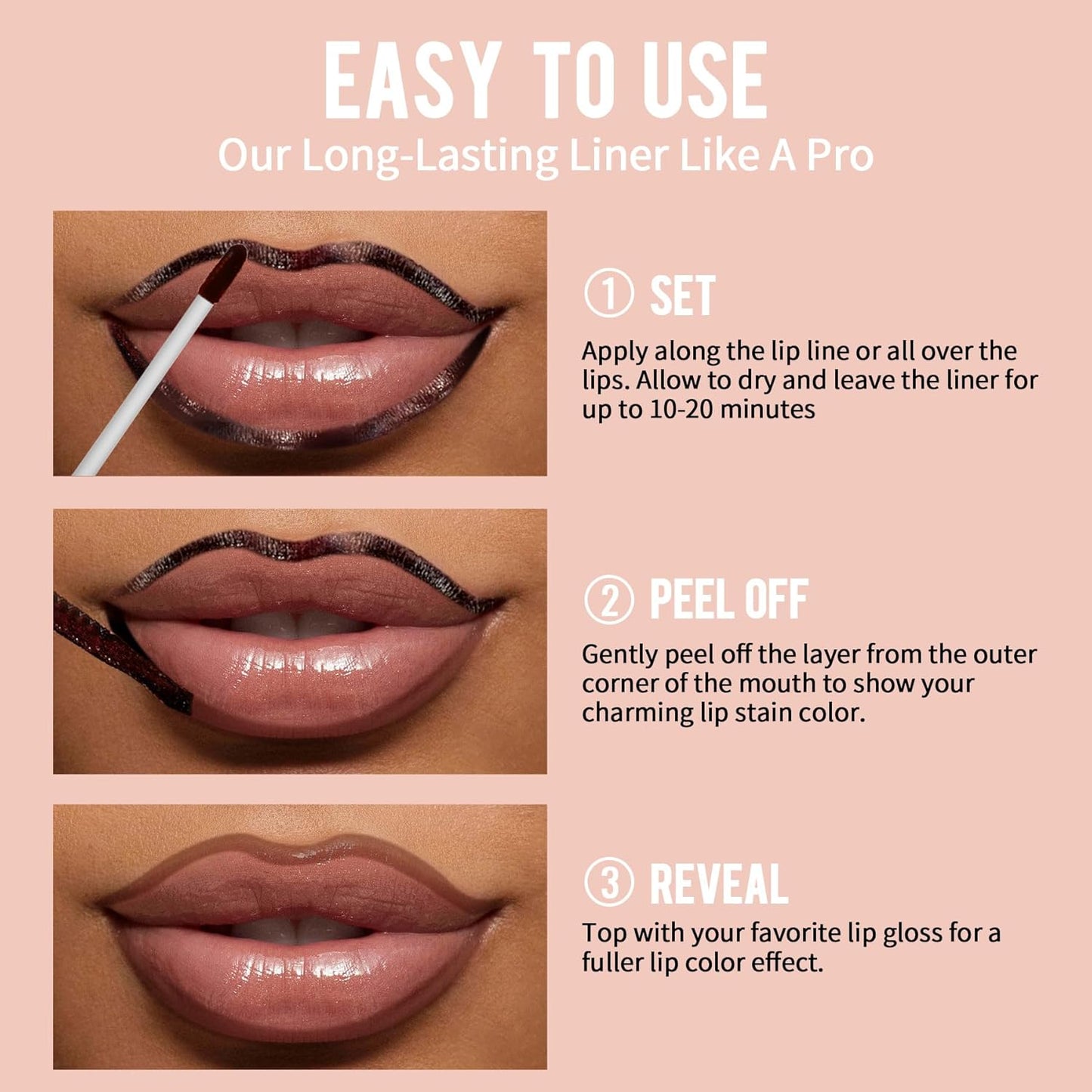 πβ¨ iMethod Peel-Off Lip Stain with Tweezer β Various Shades & Colors