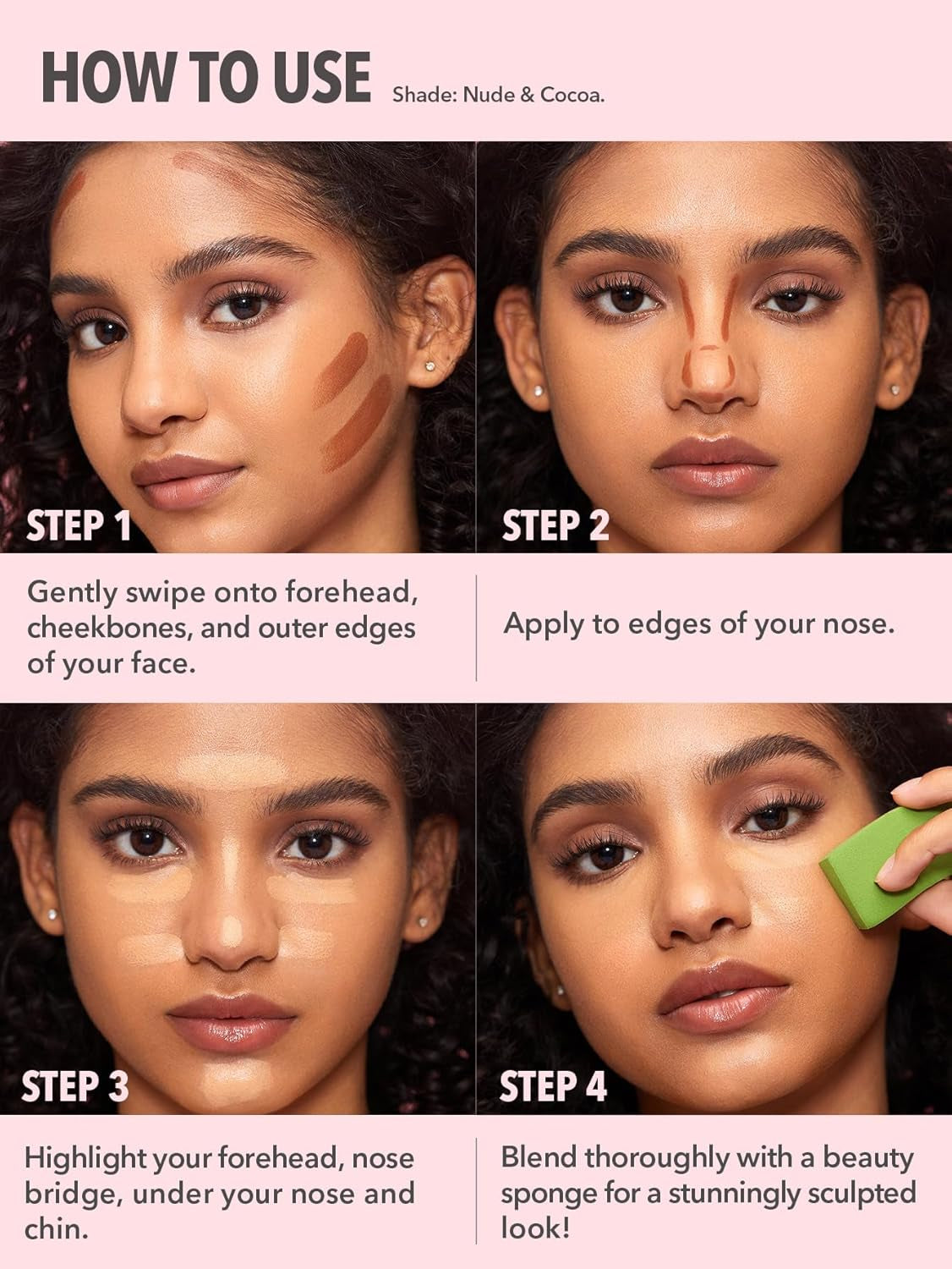 SHEGLAM 2-in-1 Dual Head Cream Contour & Highlighter Stick – Pearl & Sand