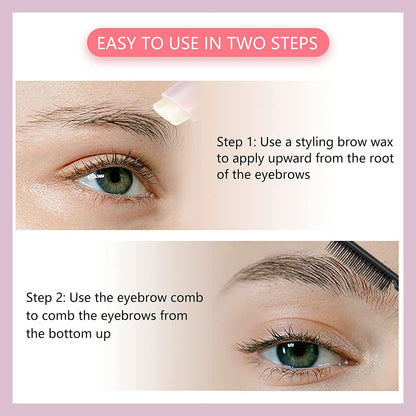 ✨ Double-Headed Eyebrow Wax Pen – 2-in-1 Brow Sculpt & Style Tool