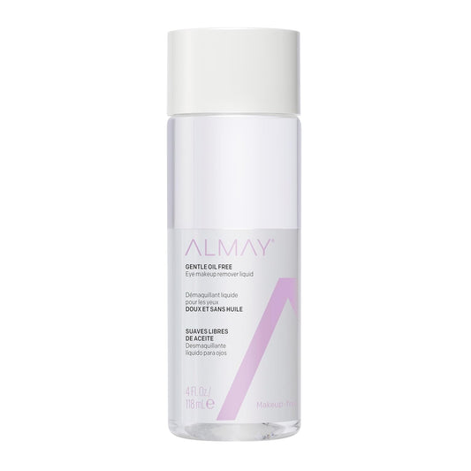 👁️✨ Almay Eye Makeup Remover Liquid – 4 fl oz (Oil-Free & Waterproof)