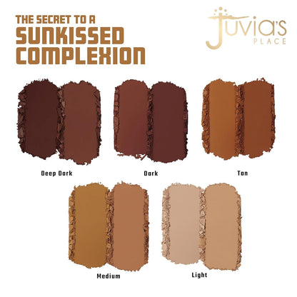☀️ Juvia’s Place Bronzed Duo Bronzer – Sun-Kissed Glow in Perfectly Paired Shades