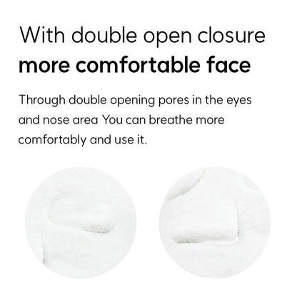 🌬️ Face Steam & Cooling Towel – 2-in-1 Natural Cotton Skincare Essential
