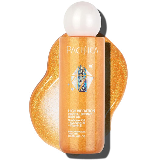 Pacifica Bronzing Body Oil – Shimmering Hydrating Illuminator for a Natural Sun-Kissed Glow | 4 Fl Oz | Clean, Vegan & Cruelty-Free | Available in 3 Luxe Variants