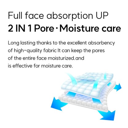 🌬️ Face Steam & Cooling Towel – 2-in-1 Natural Cotton Skincare Essential