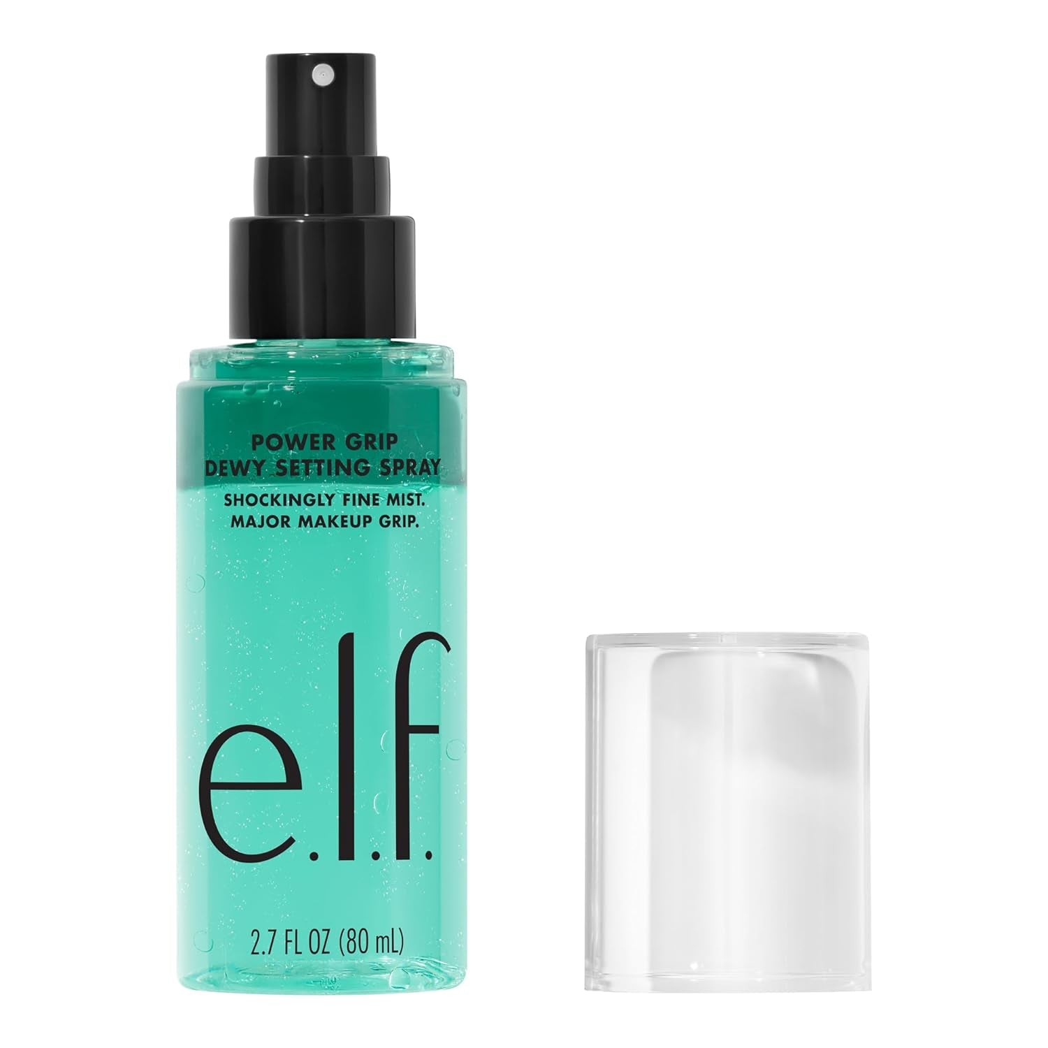 e.l.f. Power Grip Dewy Setting Spray – 2.7 fl oz | Ultra-Fine Mist with Aloe & Hyaluronic Acid for Long-Lasting, Dewy Makeup Finish