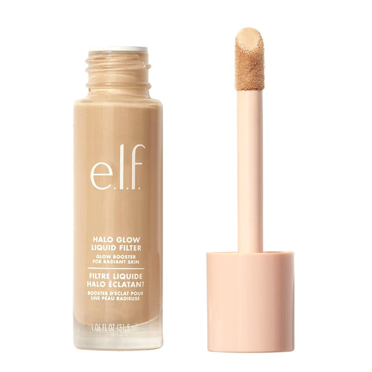 e.l.f. Halo Glow Liquid Filter - Complexion Booster for a Glowing, Soft-Focus Look, Infused with Hyaluronic Acid, Vegan & Cruelty-Free (12 Shades)